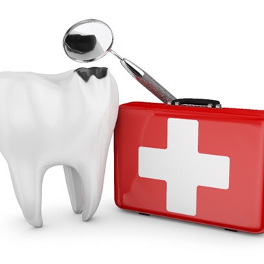  illustration of dental emergency in Guilderland 	