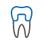 Animated tooth with dental crown